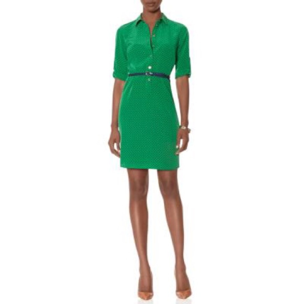 The Limited polkadot Ashton shirt dress